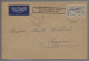 Morocco: 1944, 1.2., Erstflug Rabat - INEZGANE, Seltene Teilstrecke, Sonderstemp - Marruecos (1956-...)