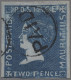 Mauritius: 1859, Königin Viktoria, Two Pence, Von R. Sherwin Nachgestochene Plat - Mauritius (...-1967)