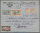 Senegal: 1926, MAR 23, Registered Letter From LOUGA, Senegal To Casablanca Via T - Senegal (1960-...)