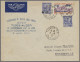 Tunisia: 1938, 5.4., Erstflugbrief Tunis-Algier-Kongo, Mit Hinweiszettel Zur Ver - Tunisia (1956-...)