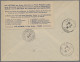 Tunisia: 1938, 5.4., Erstflugbrief Tunis-Algier-Kongo, Mit Hinweiszettel Zur Ver - Tunisia