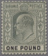 Bahamas: 1902, Edward VII, Definitive Set, Lightly Hinged, Extremely Fine, Mi.ca - 1963-1973 Ministerial Government