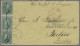 United States: 1868, 10c Green Vert Pair And Single On Cover To Berlin Stamps Ti - Covers & Documents
