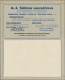 Estonia - Postal Stationery: 1937, PARO Advertisement Letter Card 10s. Blue, Ser - Estonia