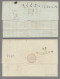 France -  Pre Adhesives  / Stampless Covers: 1795, 1813, Zwei Briefe Nach Italie - 1801-1848: Précurseurs XIX