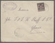 French Post In Crete: 1899, 1906; Zwei Bedarfsbriefe Aus CANEA In Die Schweiz, E - Otros & Sin Clasificación