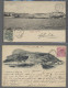 Gibraltar - Specialities: 1901-1914, Four Postal Pictorial Cards (3x Franked On - Gibraltar