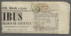 Italy: Mi.No. 1a Used On A Complete Newspaper, No.3 Vertical Pair On Cover From - Marcophilia