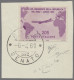 Italy: 1961, "Gronchi Rosa", Used On Piece, Outstanding Quality, Attest Raybaudi - 1961-70: Marcophilia