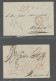 Delcampe - Netherlands -  Pre Adhesives  / Stampless Covers: 1824-46, Nine Entire Letters A - ...-1852 Prephilately