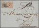 Österreich: 1850, Freimarken 3 Kr. Zinnoberrot Und 6 Kr. D`braun, Jeweils Allsei - Covers & Documents