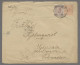 Österreich: 1895, 5 Kr GSU Mit Zusatzfrankatur 15 Kr Mit Ekr MARBURG BAHNHOF Nac - Cartas & Documentos