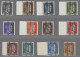 Österreich: 1945, Grazer Aushilfsausgabe 1 Bis 24 Pfg. Jeweils Mit Plattenfehler - Unused Stamps