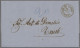 Österreichische Post In Der Levante: LARNACA DI CIPRO, Klarer Ekr Auf Brief 1866 - Levant Autrichien