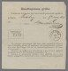 Sweden: 1888, Very Attractive Postal Money Order From SKREHALL To Gotenburg, Fra - Covers & Documents