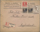 Hungary: 1919, 50f. Auf 20f. Braun, Waagerechtes Paar In Kombination Mit Ungarn - Temesvár
