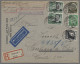 Air Mail - Germany: 1934, Geschäftsbrief Frankiert Mit Hindenburg, 5 Bzw. 30 Pfe - Poste Aérienne & Zeppelin