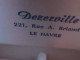 Boitier Carton Ancien/Bijouterie//"Meilleurs Vœux De Bonheur"/Dezerville/Le Havre /Vers 1930-1950                BFPP307 - Boxes