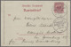 German Ship Post - Marine: 1898, Kartenbrief 10 Pfennig "Krone/Adler", Mit Entwe - Otros & Sin Clasificación