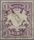 Bayern - Marken Und Briefe: 1874, Staatswappen Im Großformat, Geschnitten, 1M. D - Autres & Non Classés