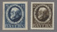 Bayern - Marken Und Briefe: 1914ff., König Ludwig III., Friedensdruck, Die Drei - Altri & Non Classificati