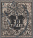 Hannover - Marken Und Briefe: 1856, Freimarke 1/30 Thaler/1 Sgr. Schwarz Mit Rot - Hanovre