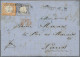 Deutsches Reich - Brustschild: "FRANKFURT A/M - COELN" , 1874, L 3 Schwarz Auf K - Cartas & Documentos