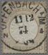 Deutsches Reich - Brustschild: 1872, Großer Brustschild 18 Kreuzer Ockerbraun Mi - Usados