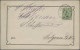 Deutsches Reich - Pfennige: 1875/1879, Drei Vertreter-Ankündigungskarten Je Fran - Cartas & Documentos