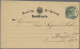 Delcampe - Deutsches Reich - Pfennige: 1875/1879, Drei Vertreter-Ankündigungskarten Je Fran - Cartas & Documentos