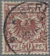 Deutsches Reich - Krone / Adler: 1889, Adler, 50 Pfg. In Der Sehr Seltenen Farbe - Used Stamps