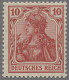 Deutsches Reich - Germania: 1913, Deutsches Reich Mit Wz., 10 Pf. In Der Guten F - Neufs