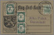 Deutsches Reich - Germania: 1912, 23.6., Flugmarke 30 Pfg. Grün, Drei Stück Auf - Covers & Documents
