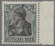 Deutsches Reich - Inflation: 1919, Germania, 75 Pfg. In Der Guten Farbe (hell)bl - Unused Stamps