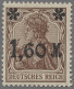 Deutsches Reich - Inflation: 1921, Germania Mit Aufdruck, 1.60 M Auf 5 Pf., Stum - Nuevos