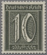 Deutsches Reich - Inflation: 1921, Freimarken Mit Wz. 1, 10 Pfg. Ziffer In Der G - Nuevos