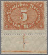 Deutsches Reich - Inflation: 1921, Ziffern Querformat Mit Wz. 1, 5 M., Beide Gut - Unused Stamps