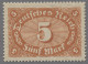 Deutsches Reich - Inflation: 1921, Ziffern Querformat Mit Wz. 1, 5 M., Beide Gut - Neufs