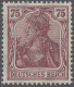 Deutsches Reich - Inflation: 1922, Germania, 75 Pf. Mit Wz. 2 (Waffeln), Die Sel - Nuevos