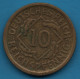 DEUTSCHES REICH 10 REICHSPFENNIG 1929 A KM# 40 - 10 Renten- & 10 Reichspfennig