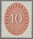 Deutsches Reich - Dienstmarken: 1927-1929, Wertziffern Im Oval, Drei Werte Mit L - Oficial
