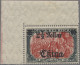 Deutsche Post In China: 1907ff., Reichsgründungsfeier, 5 Mark Mit Überdruck "2 1 - China (offices)