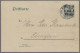 Deutsche Post In China - Besonderheiten: 1909, Germania 2 Cents-Ganzsachenkarte, - China (offices)