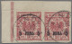 Deutsch-Ostafrika: 1895, Krone/Adler, 10 Pf. Mit Einzeiligem Aufdruck "5 Pesa 5" - Afrique Orientale