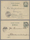 Delcampe - Deutsch-Ostafrika - Ganzsachen: 1896-1907, Neun Echt Gelaufene Ganzsachen, Abges - German East Africa