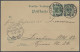 Deutsch-Ostafrika - Ganzsachen: 1895, Krone / Adler, 5 Pfg. Mit Einzeiligem Über - Deutsch-Ostafrika