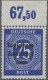 Sowjetische Zone - Allgemeine Ausgaben: 1948, Maschinenaufdruck 75 Pfg. Schwärzl - Other & Unclassified