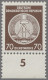 DDR - Dienstmarken A (Verwaltungspost B): 1954, Staatswappen, 70 Pfg. Siena Mit - Autres & Non Classés