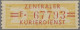 DDR - Dienstmarken B (Verwaltungspost A / Zentraler Kurierdienst): 1958, Wertstr - Otros & Sin Clasificación