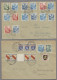 Französische Zone - Württemberg: 1948, Fünf Teilweise Sehr Bunte Briefe Mit Zehn - Otros & Sin Clasificación